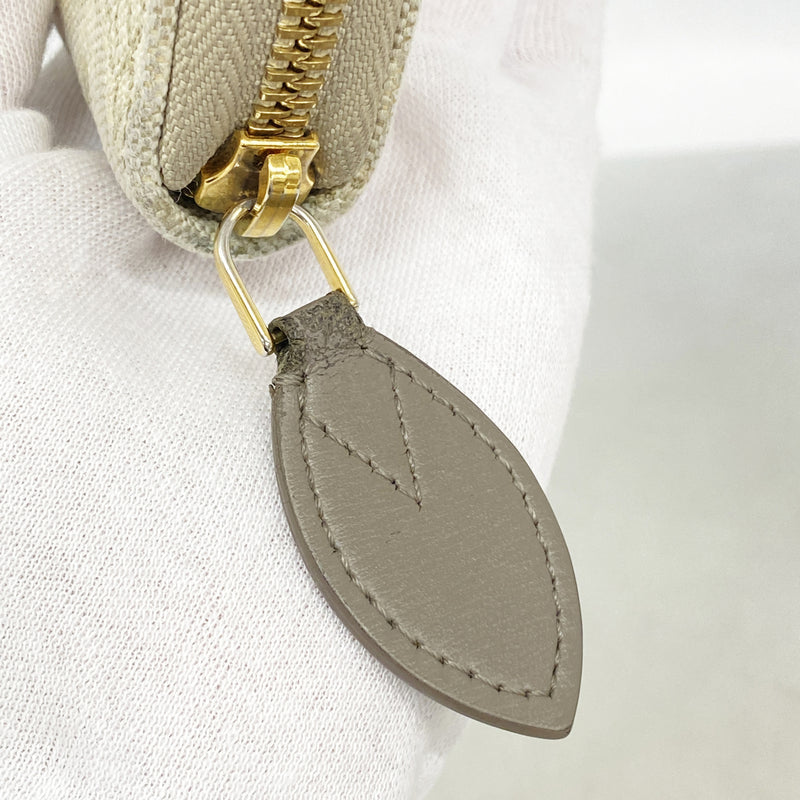 【6he5728】ルイヴィトン 長財布 モノグラムジャガード ジッピーウォレットSINCE1854 M81172 ホワイト グレー【中古】メンズ レディース ユニセックス