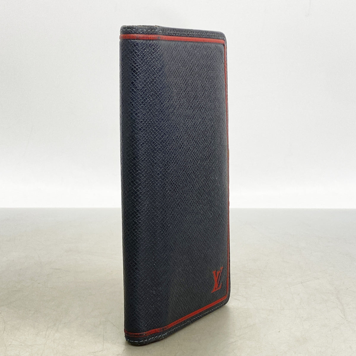 【6he5730】ルイヴィトン 長財布 タイガ ポルトフォイユブラザ M63434 ネイビー レッド【中古】メンズ