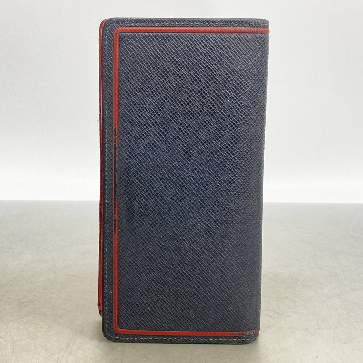 【6he5730】ルイヴィトン 長財布 タイガ ポルトフォイユブラザ M63434 ネイビー レッド【中古】メンズ