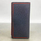 【6he5730】ルイヴィトン 長財布 タイガ ポルトフォイユブラザ M63434 ネイビー レッド【中古】メンズ