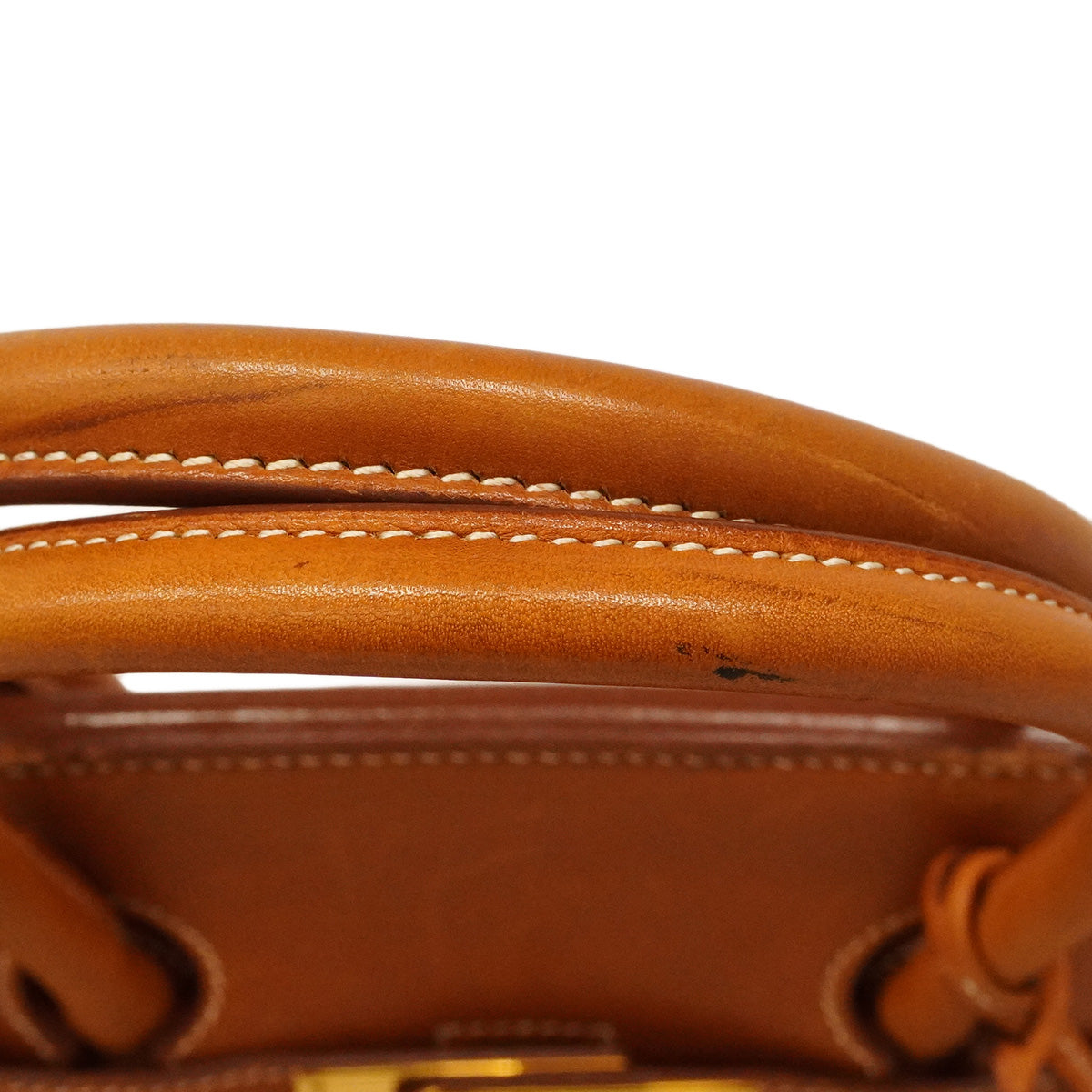 【6he5735】エルメス ハンドバッグ バーキン35 バレニア フォーブ ゴールド金具 □B刻印【中古】レディース