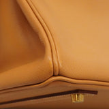 【6he5741】エルメス ハンドバッグ バーキン40 クシュベル ゴールド ゴールド金具 □B刻印【中古】メンズ