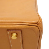 【6he5741】エルメス ハンドバッグ バーキン40 クシュベル ゴールド ゴールド金具 □B刻印【中古】メンズ