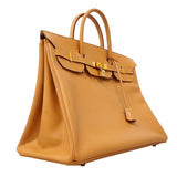 【6he5741】エルメス ハンドバッグ バーキン40 クシュベル ゴールド ゴールド金具 □B刻印【中古】メンズ
