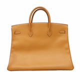 【6he5741】エルメス ハンドバッグ バーキン40 クシュベル ゴールド ゴールド金具 □B刻印【中古】メンズ
