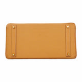 【6he5741】エルメス ハンドバッグ バーキン40 クシュベル ゴールド ゴールド金具 □B刻印【中古】メンズ