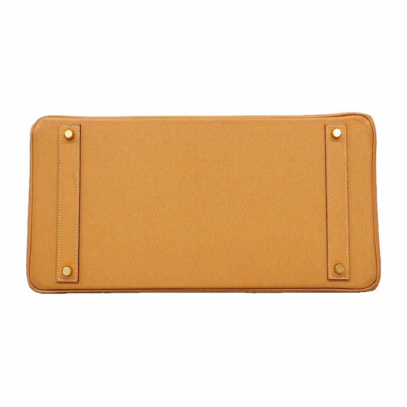 【6he5741】エルメス ハンドバッグ バーキン40 クシュベル ゴールド ゴールド金具 □B刻印【中古】メンズ