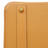 【6he5741】エルメス ハンドバッグ バーキン40 クシュベル ゴールド ゴールド金具 □B刻印【中古】メンズ