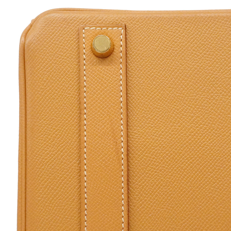 【6he5741】エルメス ハンドバッグ バーキン40 クシュベル ゴールド ゴールド金具 □B刻印【中古】メンズ