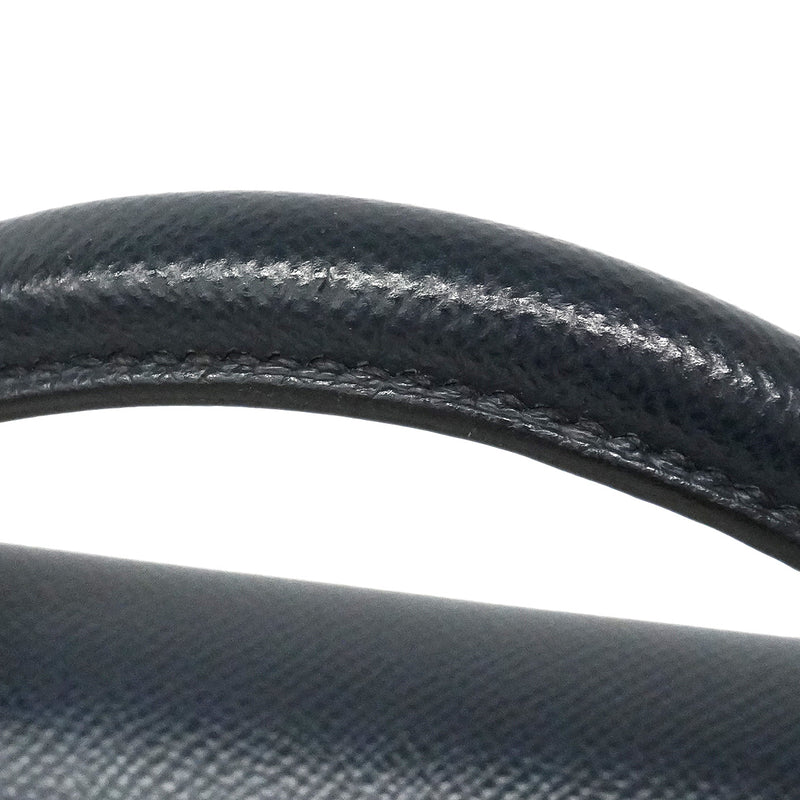 【6he5747】エルメス ブリーフケース ケリーデペッシュ ヴォーエプソン ブルーニュイ ゴールド金具 Y刻印【中古】メンズ