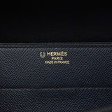 【6he5747】エルメス ブリーフケース ケリーデペッシュ ヴォーエプソン ブルーニュイ ゴールド金具 Y刻印【中古】メンズ