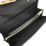 【6he5751】エルメス ショルダーウォレット コンスタンストゥーゴー ヴォーエプソン ブラック ゴールド金具 G刻印【中古】レディース
