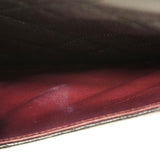 【6he5752】シャネル ショルダーバッグ デカマトラッセ Wフラップ Wチェーン キャビアスキン ブラック シルバー金具【中古】レディース