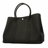 【6he5754】エルメス トートバッグ ガーデンパーティPM ネゴンダ ブラック シルバー金具 K刻印【中古】メンズ レディース ユニセックス