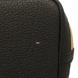 【6he5755】エルメス トートバッグ ガーデンパーティTPM トワルオフィシエ ブラック トレンチ シルバー金具 B刻印【中古】レディース