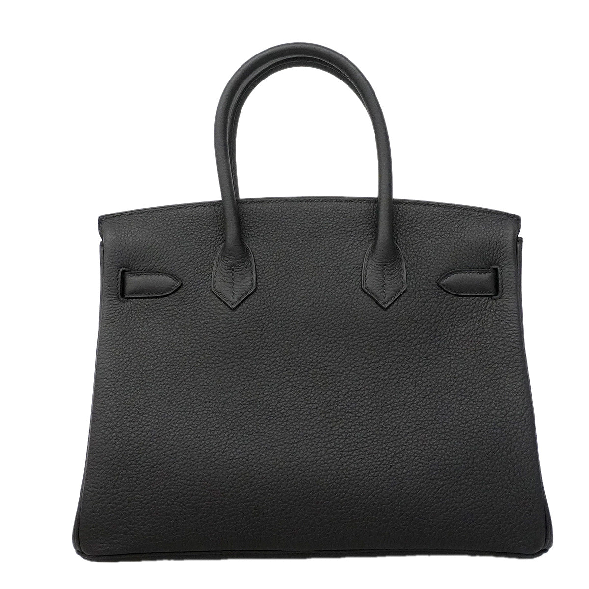【6he5764-g】エルメス ハンドバッグ バーキン30 トゴ ブラック ゴールド金具 G刻印【中古】レディース