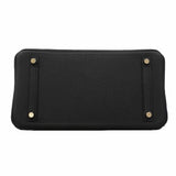 【6he5764-g】エルメス ハンドバッグ バーキン30 トゴ ブラック ゴールド金具 G刻印【中古】レディース