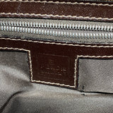 【6he5777】フェンディ ハンドバッグ ズッカ ナイロンキャンバス ブラウン シルバー金具【中古】レディース