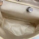 【6he5778】エルメス ハンドバッグ エールバッグMM トワルアッシュ ナチュラル シルバー金具 □B刻印 2wayバッグ【中古】レディース