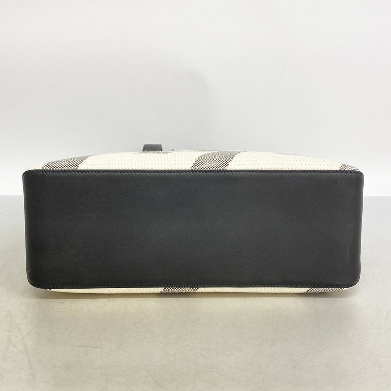 【6he5779】エルメス トートバッグ HアンビエGM トワルアッシュ ブラック U刻印【中古】レディース