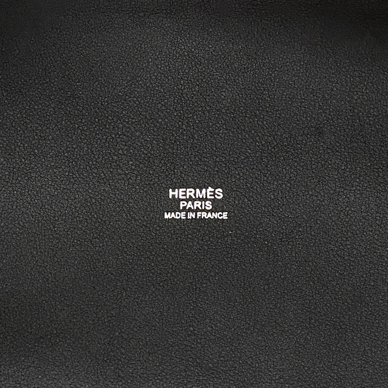 【6he5779】エルメス トートバッグ HアンビエGM トワルアッシュ ブラック U刻印【中古】レディース