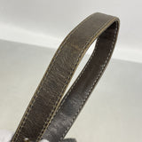 【6he5787】フェンディ ハンドバッグ ズッカ マンマバケット ウール グレー シルバー金具【中古】レディース