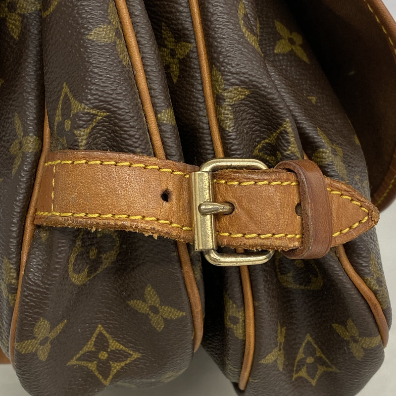 【6he5793】ルイヴィトン ショルダーバッグ モノグラム ソミュール30 M42256 ブラウン【中古】レディース
