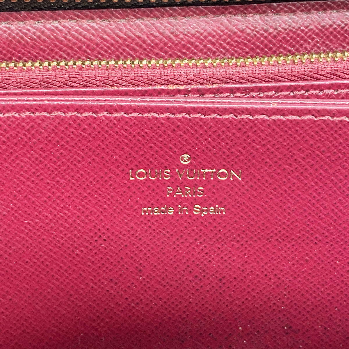 【6he5794】ルイヴィトン 長財布 モノグラム ジッピーウォレット M41895 フューシャ【中古】レディース