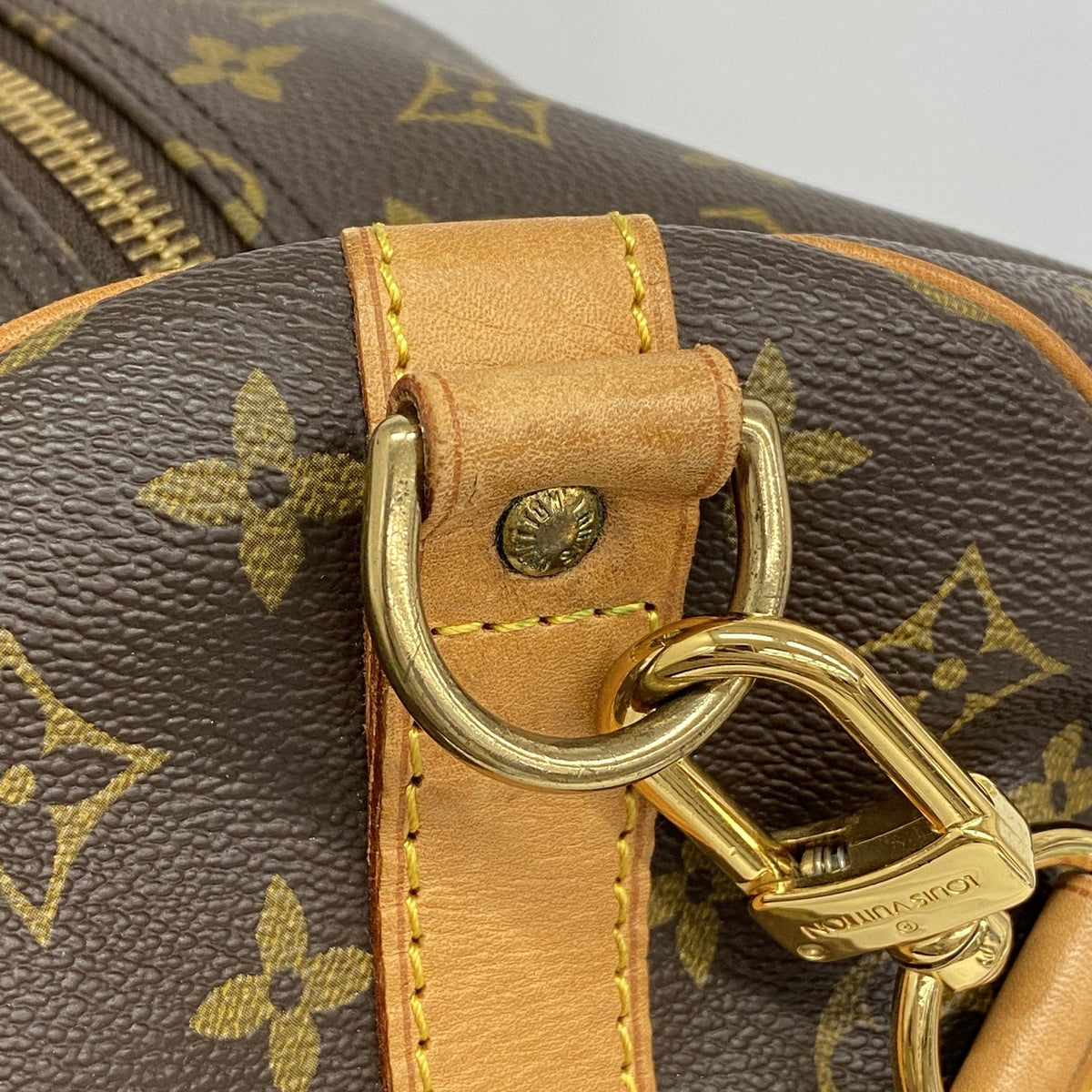 【6he5801】ルイヴィトン ボストンバッグ モノグラム キーポルバンドリエール60 M41412 ブラウン【中古】メンズ レディース ユニセックス