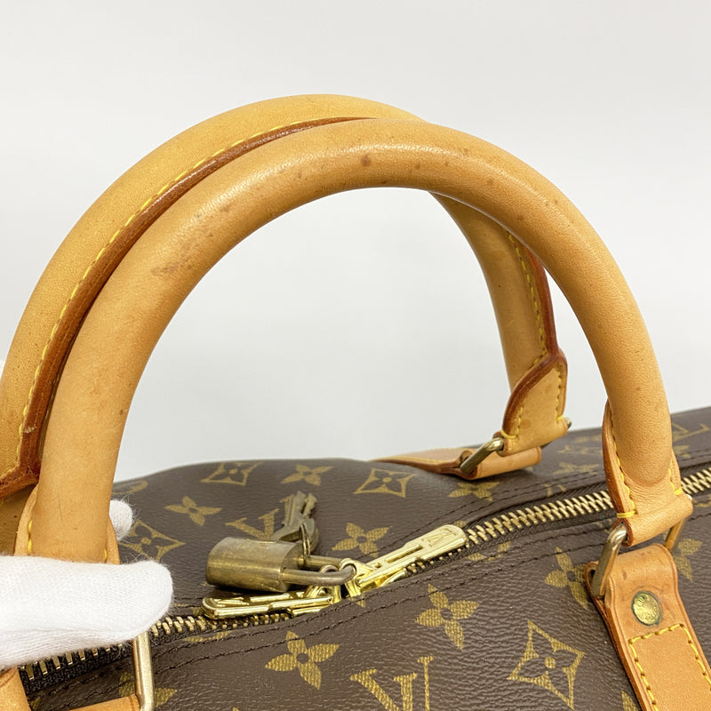 【6he5802】ルイヴィトン ボストンバッグ モノグラム キーポル60 M41422 ブラウン【中古】メンズ レディース ユニセックス