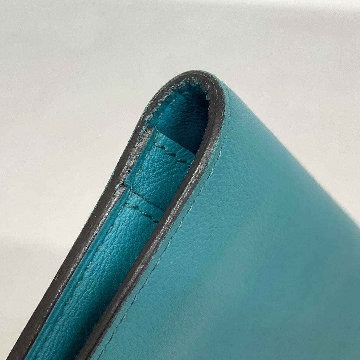 【6he5805】エルメス 長財布 ドゴン スイフト ヴェールヴェローズ A刻印【中古】レディース
