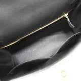 【6he5807-g】エルメス ハンドバッグ ケリー28 ヴォーエプソン ブラック ゴールド金具 Z刻印 2wayバッグ【中古】レディース