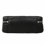 【6he5811】シャネル バニティバッグ マトラッセ チェーンショルダー ラムスキン ブラック ゴールド金具 2wayバッグ【中古】レディース