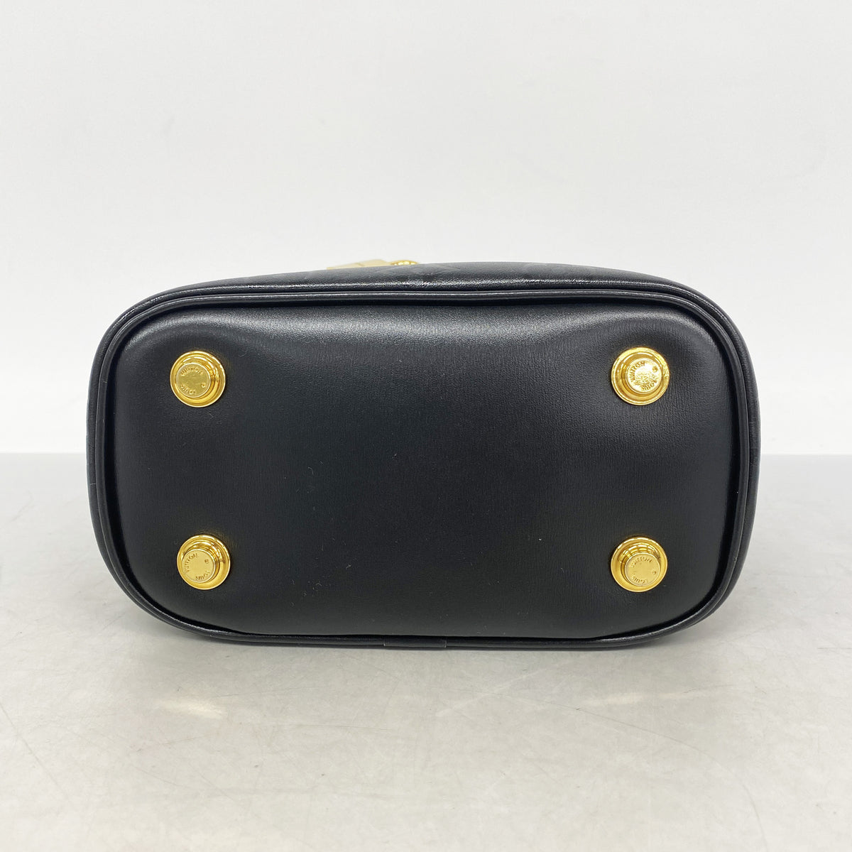 【6he5819】ルイヴィトン バニティバッグ モノグラム・インク ヴァニティPM M57118 ブラック 2wayバッグ【中古】レディース