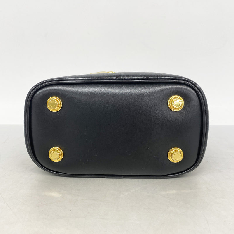 【6he5819】ルイヴィトン バニティバッグ モノグラム・インク ヴァニティPM M57118 ブラック 2wayバッグ【中古】レディース