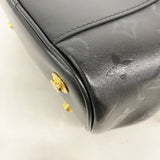 【6he5819】ルイヴィトン バニティバッグ モノグラム・インク ヴァニティPM M57118 ブラック 2wayバッグ【中古】レディース