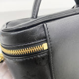 【6he5819】ルイヴィトン バニティバッグ モノグラム・インク ヴァニティPM M57118 ブラック 2wayバッグ【中古】レディース