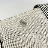 【6he5820】エルメス トートバッグ ニューフールトゥMM キャンバス グレー シルバー金具【中古】レディース