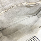 【6he5820】エルメス トートバッグ ニューフールトゥMM キャンバス グレー シルバー金具【中古】レディース