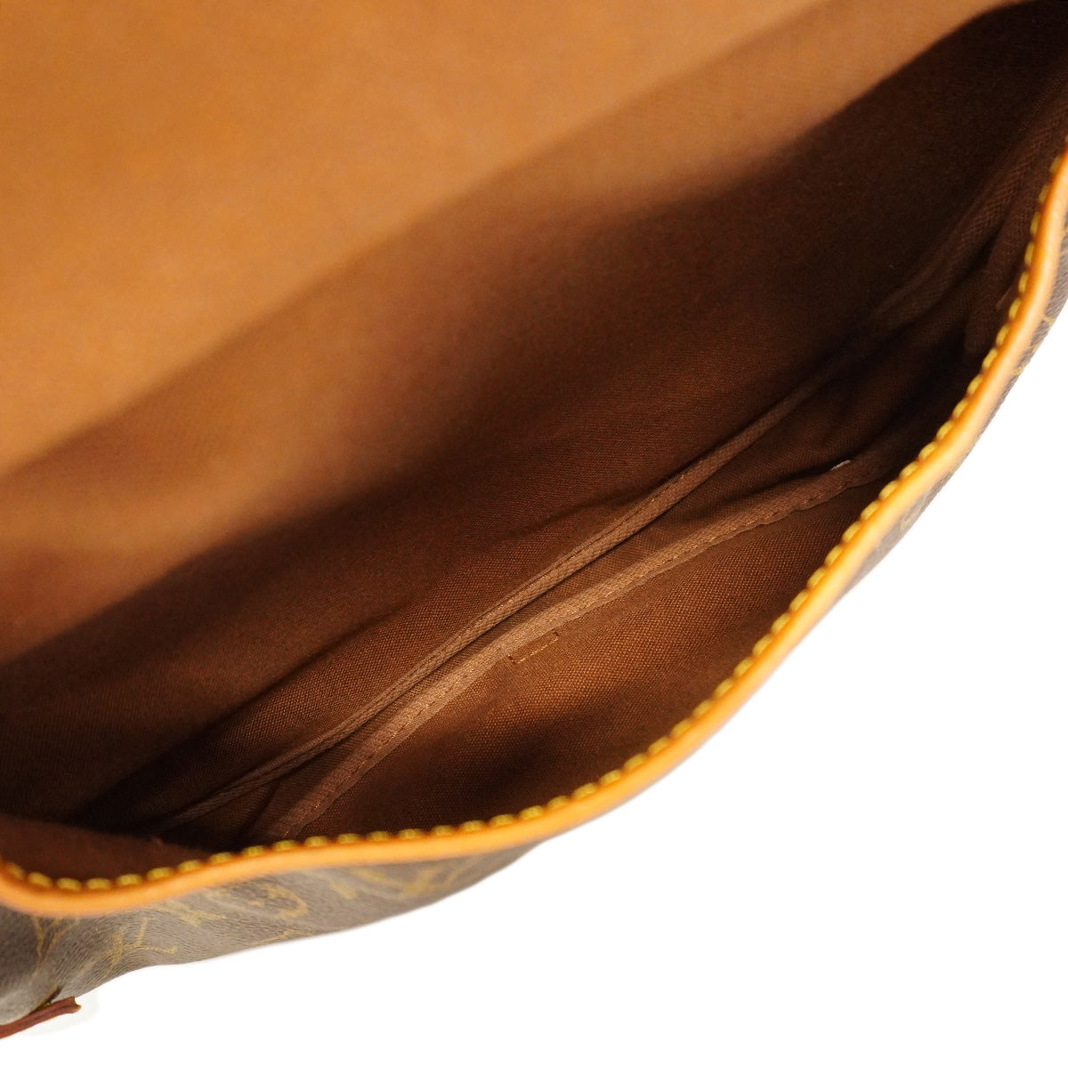【6he5834-e】ルイヴィトン ショルダーバッグ モノグラム ソミュール30 M42256 ブラウン【中古】レディース