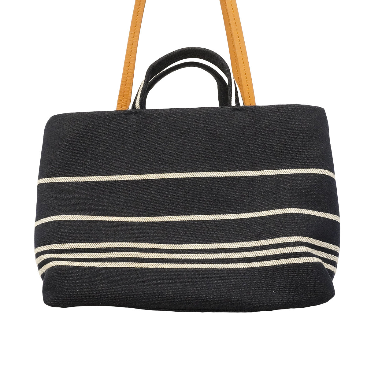 【6he5836-e】シャネル トートバッグ デニム ネイビー シルバー金具 2wayバッグ【中古】レディース