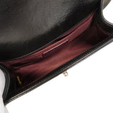 【6he5839-e】シャネル ショルダーバッグ ボーイシャネル チェーンショルダー カーフ ブラック シルバー金具【中古】レディース