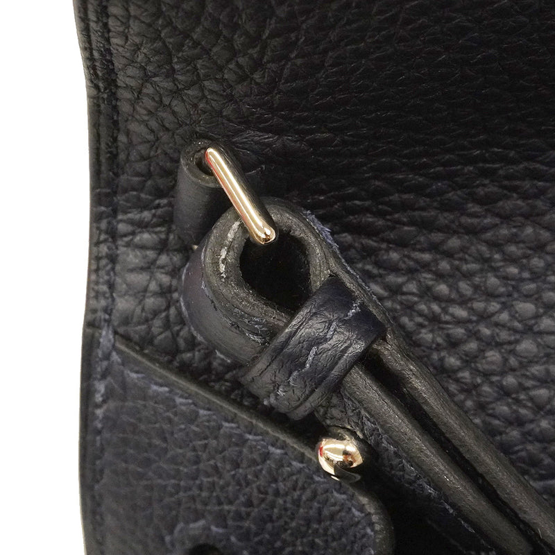 【6he5842】エルメス クラッチバッグ ケリーデペッシュ25 トゴ ブルーインディゴ シルバー金具 Y刻印【中古】レディース