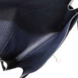 【6he5842】エルメス クラッチバッグ ケリーデペッシュ25 トゴ ブルーインディゴ シルバー金具 Y刻印【中古】レディース