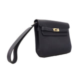 【6he5842】エルメス クラッチバッグ ケリーデペッシュ25 トゴ ブルーインディゴ シルバー金具 Y刻印【中古】レディース
