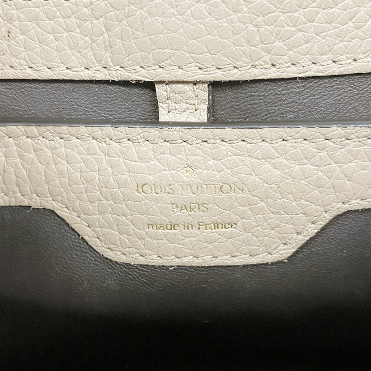 【6he5845】ルイヴィトン ハンドバッグ トリヨン カプシーヌBB N92041 パイソン ガレ【中古】レディース