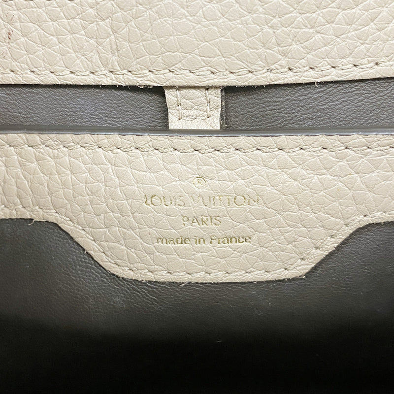 【6he5845】ルイヴィトン ハンドバッグ トリヨン カプシーヌBB N92041 パイソン ガレ【中古】レディース
