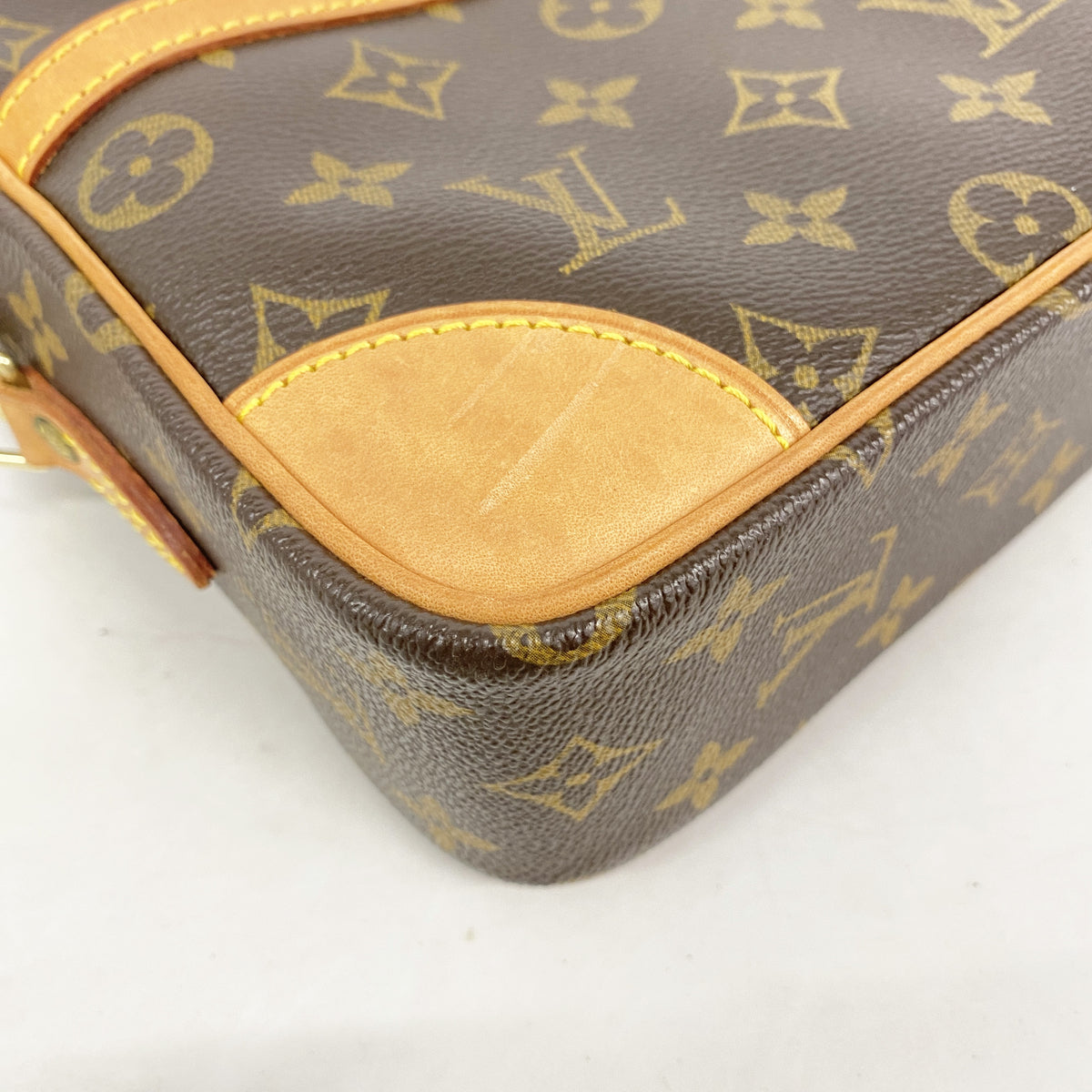 【6he5849】ルイヴィトン ショルダーバッグ モノグラム トロカデロ27 M51274 ブラウン【中古】レディース