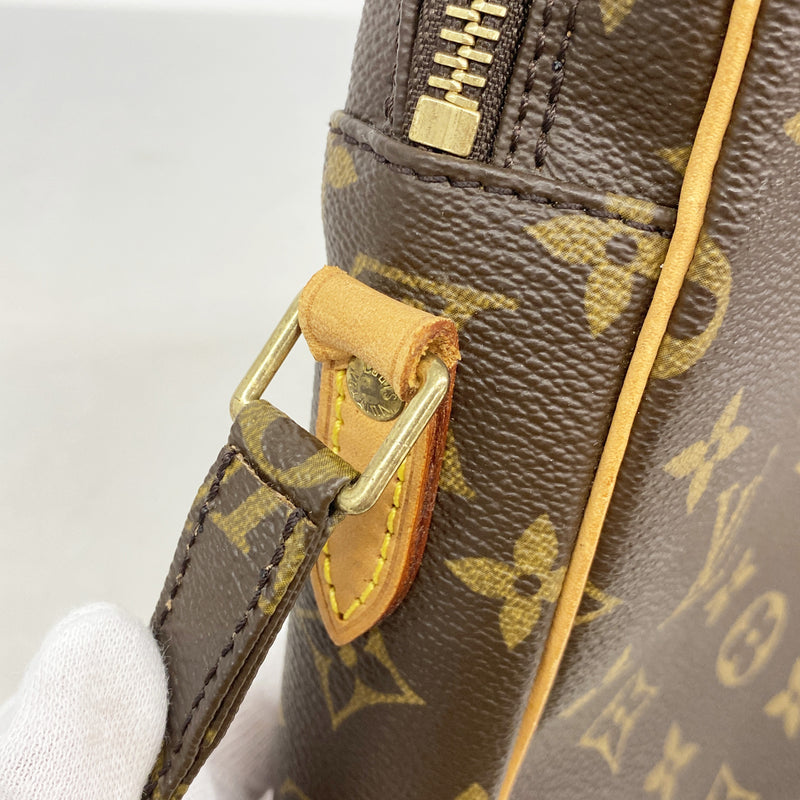 【6he5850】ルイヴィトン ショルダーバッグ モノグラム ダヌーブ M45266 ブラウン【中古】レディース