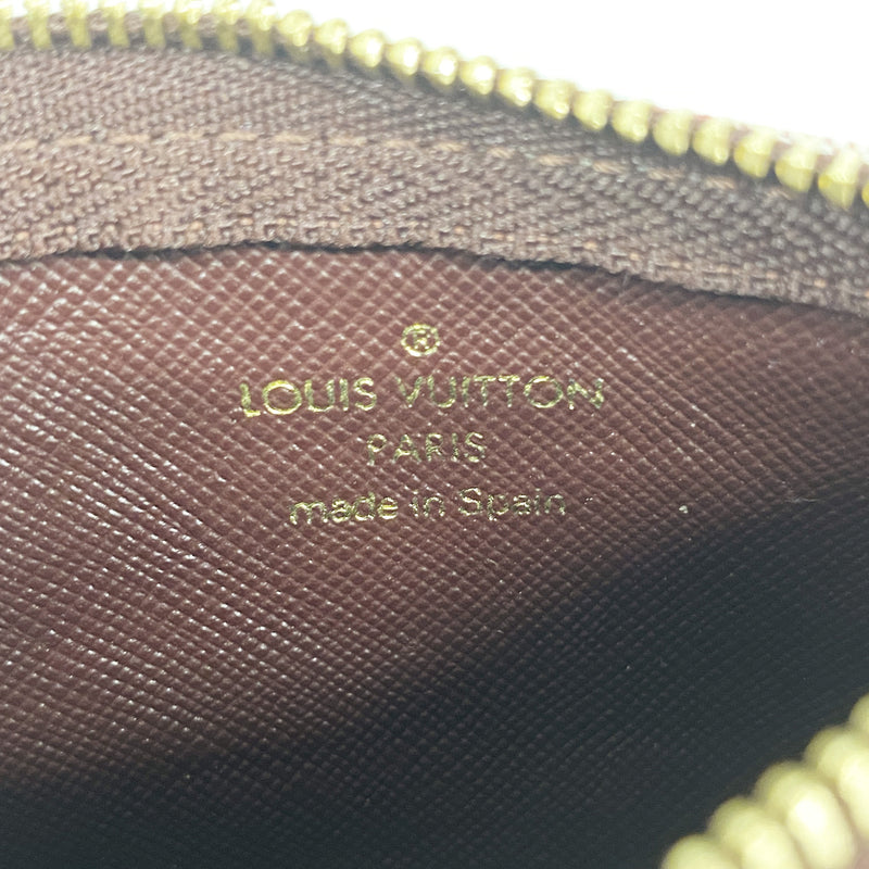 【6he5851】ルイヴィトン コインケース モノグラム・ミニラン ポシェットクレ M92238 スリーズ【中古】レディース